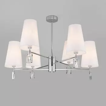 Потолочная люстра на штанге 60137/6 Eurosvet Milazzo хром