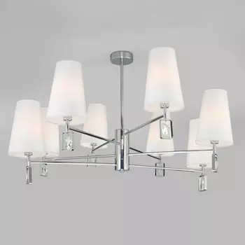 Потолочная люстра на штанге 60137/8 Eurosvet Milazzo хром