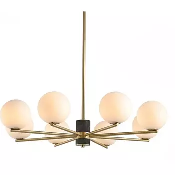 Потолочная люстра на штанге Mizi'en Grace MZ121552-8-820 в форме шара