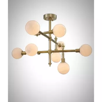 Потолочная люстра на штанге Mizi'en Lizze MZ121730-8-1040 в форме шара