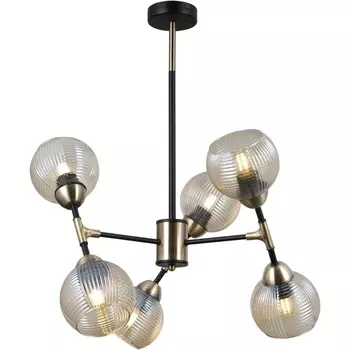 Потолочная люстра на штанге Moderli Arty V10804-6P в форме шара