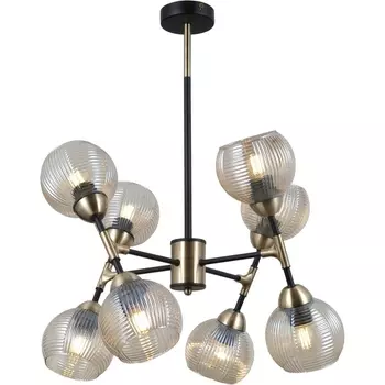 Потолочная люстра на штанге Moderli Arty V10805-8P в форме шара