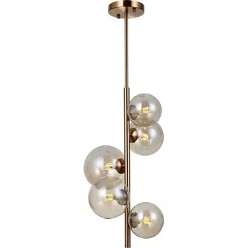 Потолочная люстра молекулы на штанге Moderli Renny V10788-5P