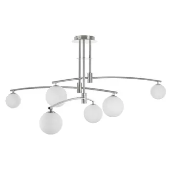 Потолочная люстра на штанге MyFar Stacy MR1015-6P шарики