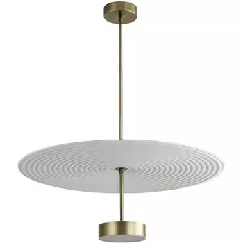 Потолочная светодиодная люстра на штанге Odeon Light Felt 7035/20CL металл/фетр/акрил/бронза/белый/серый 1*20W 3000K 220V