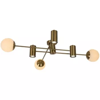 Потолочная люстра на штанге Omnilux Kerbors OML-68407-06 шарики