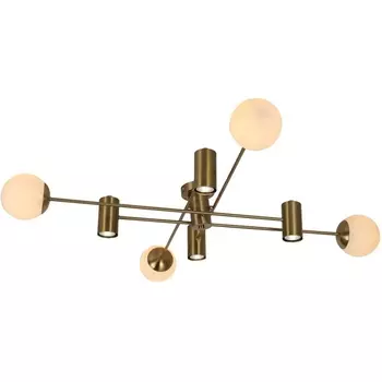 Потолочная люстра на штанге Omnilux Kerbors OML-68407-08 шарики