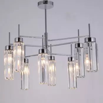 Потолочная люстра хрустальная на штанге Omnilux Panvenan OML-68507-08