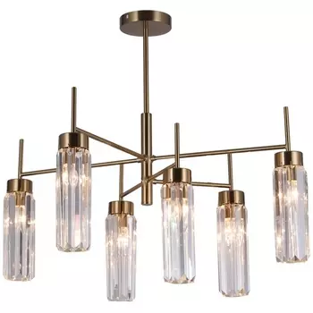 Потолочная люстра хрустальная на штанге Omnilux Panvenan OML-68517-06