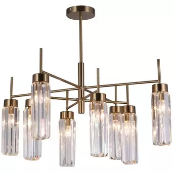 Потолочная люстра хрустальная на штанге Omnilux Panvenan OML-68517-08