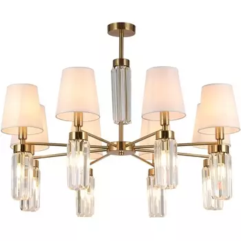 Потолочная люстра хрустальная на штанге Omnilux Prat OML-89807-16