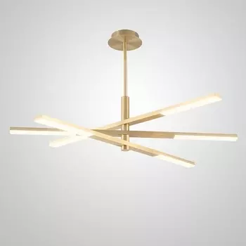 Потолочная светодиодная люстра на штанге Orton На 3 D96 Gold Imperiumloft 241024-26 (241024-26) ImperiumLoft