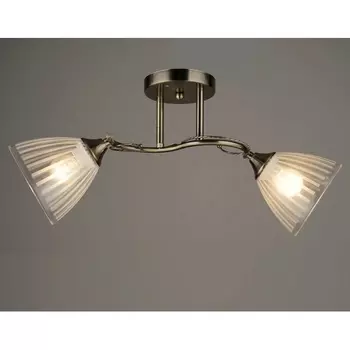 Потолочная люстра на штанге P7055-2 AB Мелодия Света SL1N 000027958