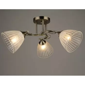 Потолочная люстра на штанге P7055-3 AB Мелодия Света SL1N 000027959