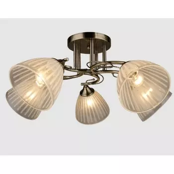 Потолочная люстра на штанге P7055-5 AB Мелодия Света SL1N 000027960