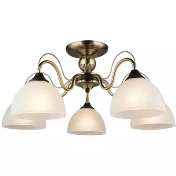 Потолочная люстра на штанге P9862-5 AB Мелодия Света SL1N 000054503