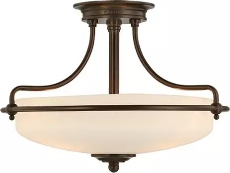 Потолочная люстра на штанге Quoizel Griffin QZ-GRIFFIN-SFM-PN