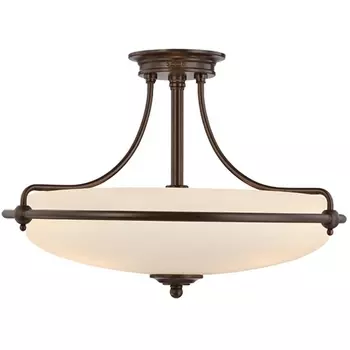 Потолочная люстра на штанге Quoizel Griffin QZ-GRIFFIN-SFS-PN