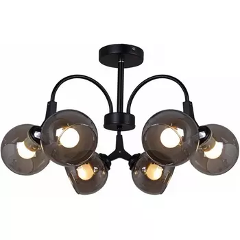 Потолочная люстра на штанге Reluce 01268-0.3-06 BK+CR