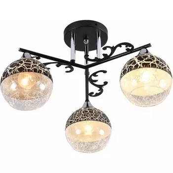 Потолочная люстра на штанге Reluce 01277-0.3-03B BK+CR