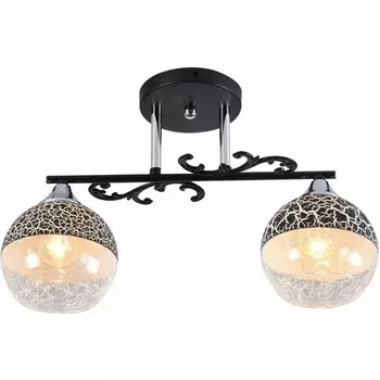 Потолочная люстра на штанге Reluce 01277-0.3-02B BK+CR