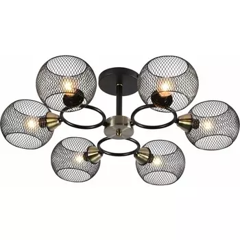 Потолочная люстра на штанге Reluce 01281-0.3-06 BK+AB