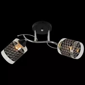 Потолочная люстра на штанге Reluce 01316-0.3-02 BK+CR