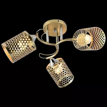 Потолочная люстра на штанге Reluce 01322-0.3-03 MATT GOLD+CR