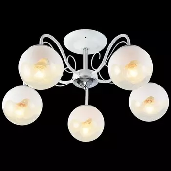 Потолочная люстра на штанге Reluce 01326-0.3-05 WH+CR