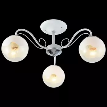 Потолочная люстра на штанге Reluce 01326-0.3-03 WH+CR в форме шара