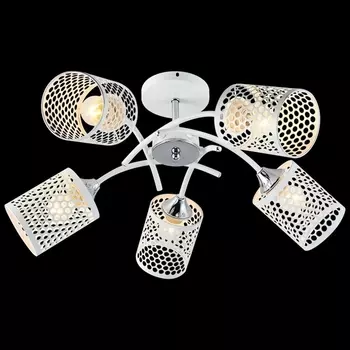 Потолочная люстра на штанге Reluce 01332-0.3-05 WH+CR