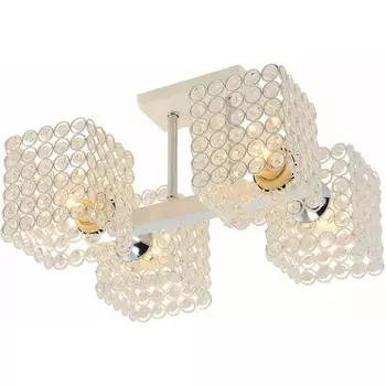 Потолочная люстра на штанге Reluce 01335-0.3-04 WH+CR