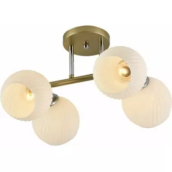 Потолочная люстра на штанге Reluce 01375-0.3-04 GOLD+CR