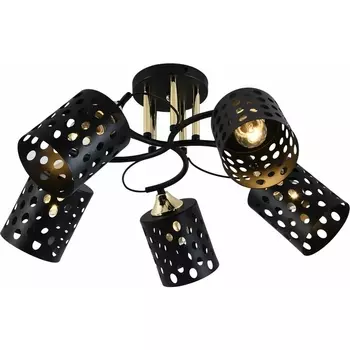 Потолочная люстра на штанге Reluce 01385-0.3-05 BK+FGD