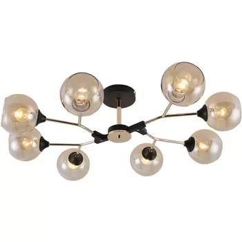 Потолочная люстра на штанге Reluce 01483-0.3-08 BK+FGD