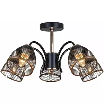 Потолочная люстра на штанге Reluce 01505-0.3-05 BK+FGD