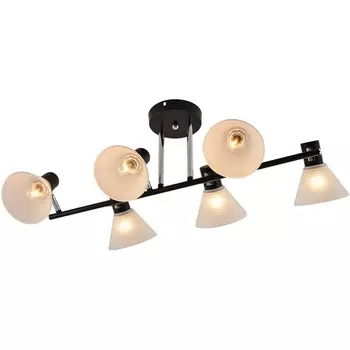 Потолочная люстра на штанге Reluce 01553-3.3-06B BK+CR