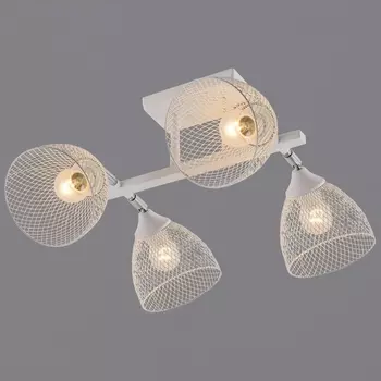 Потолочная люстра на штанге Reluce 01568-3.3-04 WH+CR