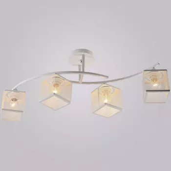 Потолочная люстра на штанге Reluce 01587-0.3-04 WH+CR