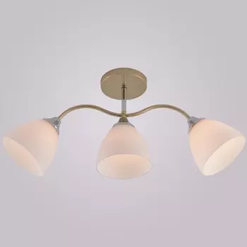 Потолочная люстра на штанге Reluce 01643-0.3-03 GOLD+CR