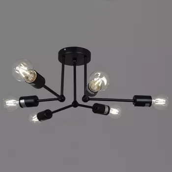 Потолочная люстра на штанге Reluce 01651-0.3-06 BK