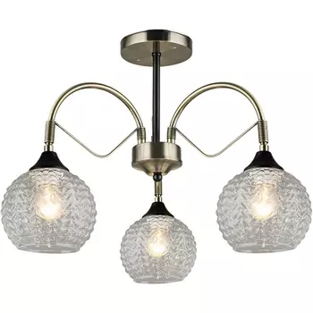 Потолочная люстра на штанге Reluce 02026-0.3-03 AB+BK