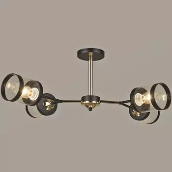 Потолочная люстра на штанге Reluce 03592-0.3-04 FGD+BK