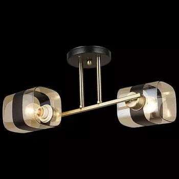 Потолочная люстра на штанге Reluce 04223-0.3-02 AB+BK