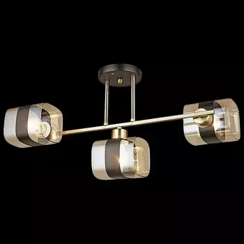 Потолочная люстра на штанге Reluce 04223-0.3-03 AB+BK