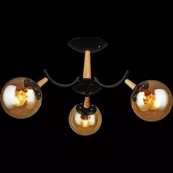 Потолочная люстра на штанге Reluce 04512-0.3-03 в форме шара