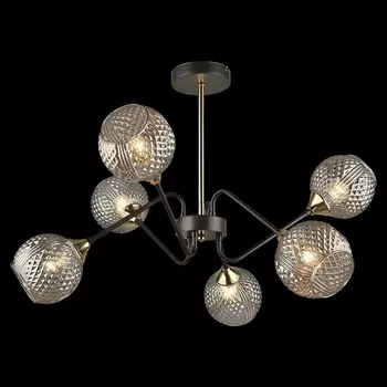 Потолочная люстра на штанге Reluce 04898-0.3-06 COFFEE+FGD