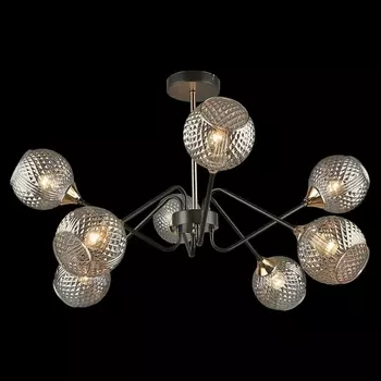 Потолочная люстра на штанге Reluce 04898-0.3-08 COFFEE+FGD