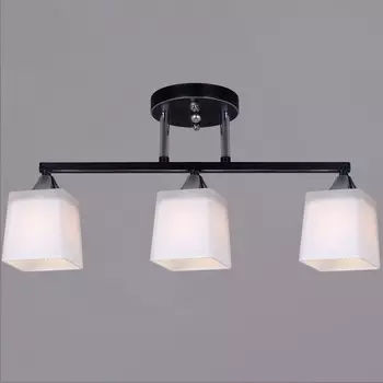 Потолочная люстра на штанге Reluce 05017-0.3-03 BK+CR