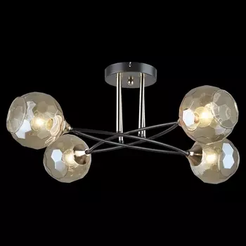 Потолочная люстра на штанге Reluce 05060-0.3-04 COFFEE+FGD